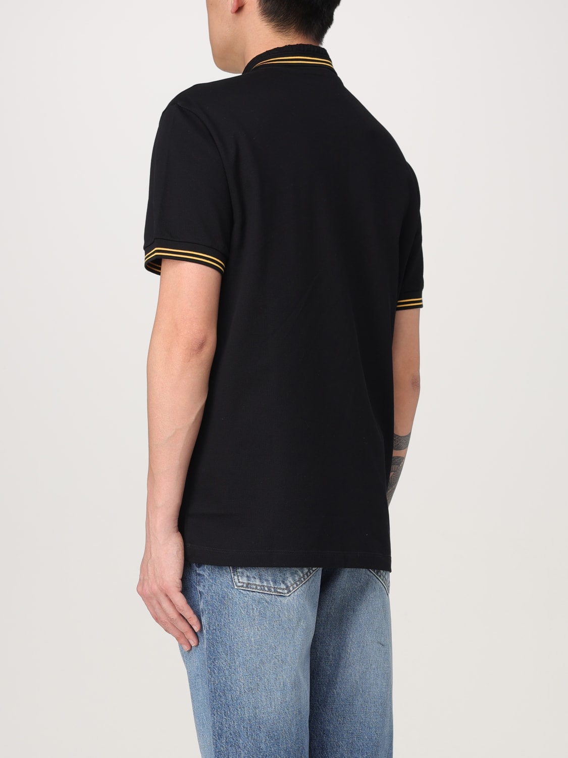 VERSACE POLO: Polo herren Versace, Schwarz - Img 3