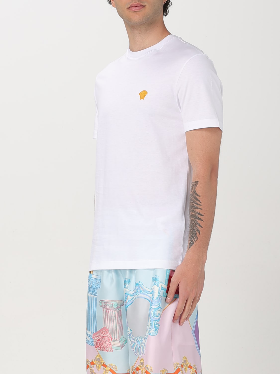 VERSACE T-SHIRT: T-shirt men Versace, White - Img 4