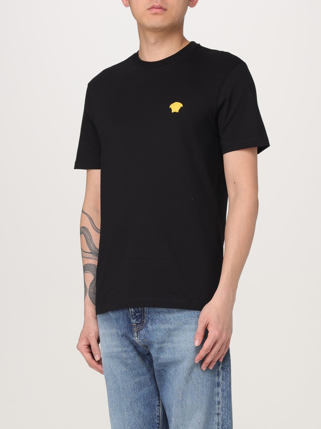 VERSACE T-SHIRT: T-shirt men Versace, Black - Img 4