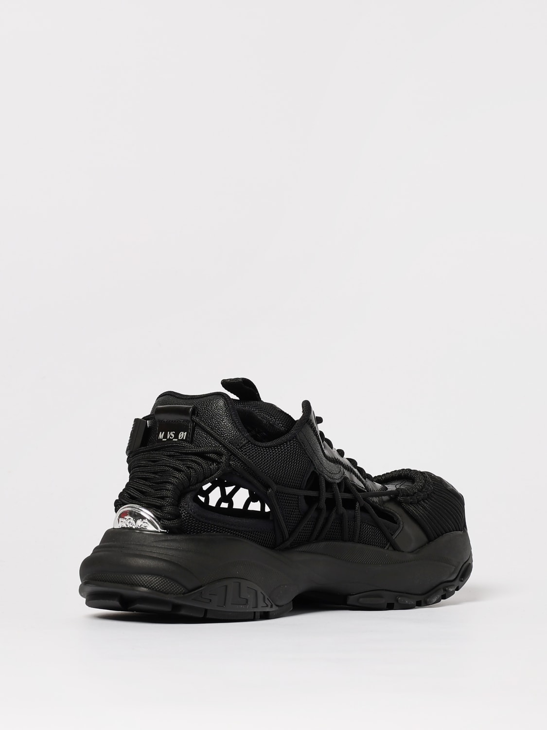 VERSACE SNEAKERS: Sneakers men Versace, Black - Img 3