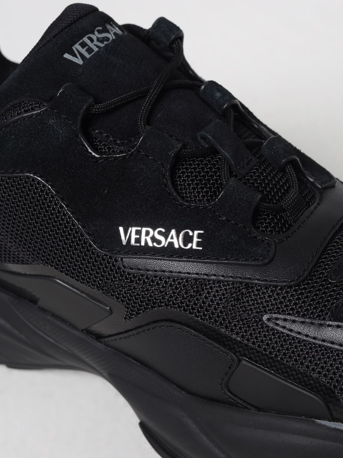 VERSACE SNEAKERS: Sneakers men Versace, Black - Img 4