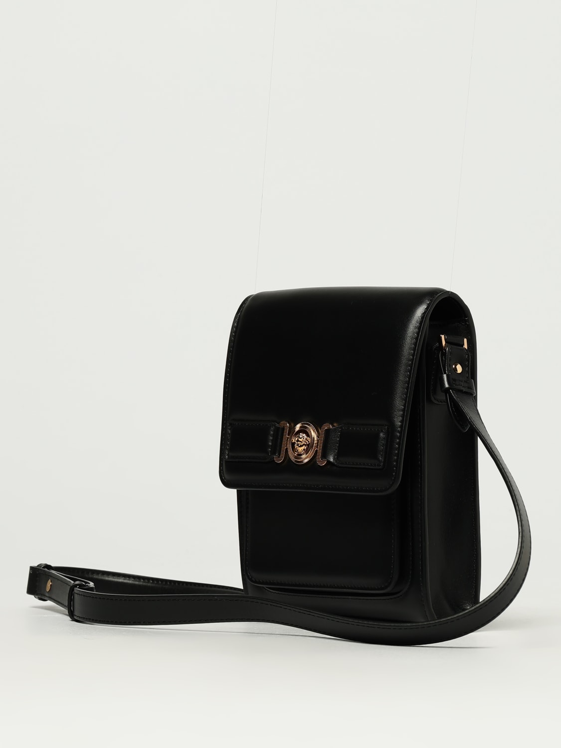 VERSACE: Bags men - Black | Versace shoulder bag