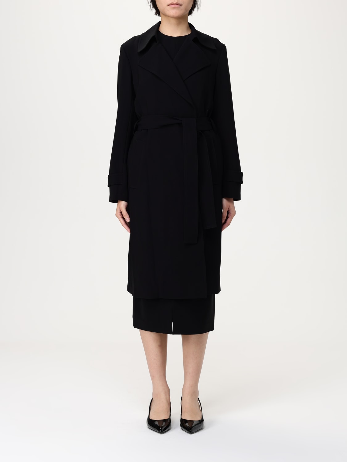 コート THEORY Women Outer J0709411 095 001 Black THEORY: Coat woman - Black | Theory coat J0709411 online at