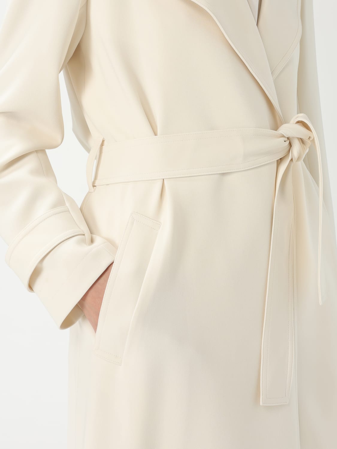 コート THEORY Woman Coat Ivory J0709411 Y0C THEORY: Coat woman - Ivory | Theory coat J0709411 online at