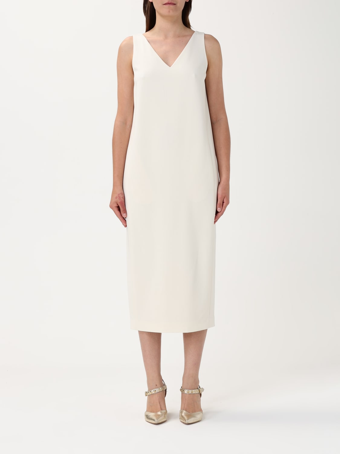 ワンピース THEORY Woman Dress Ivory O1109601 Y0C THEORY: Dress woman - Ivory | Theory dress O1109601 online