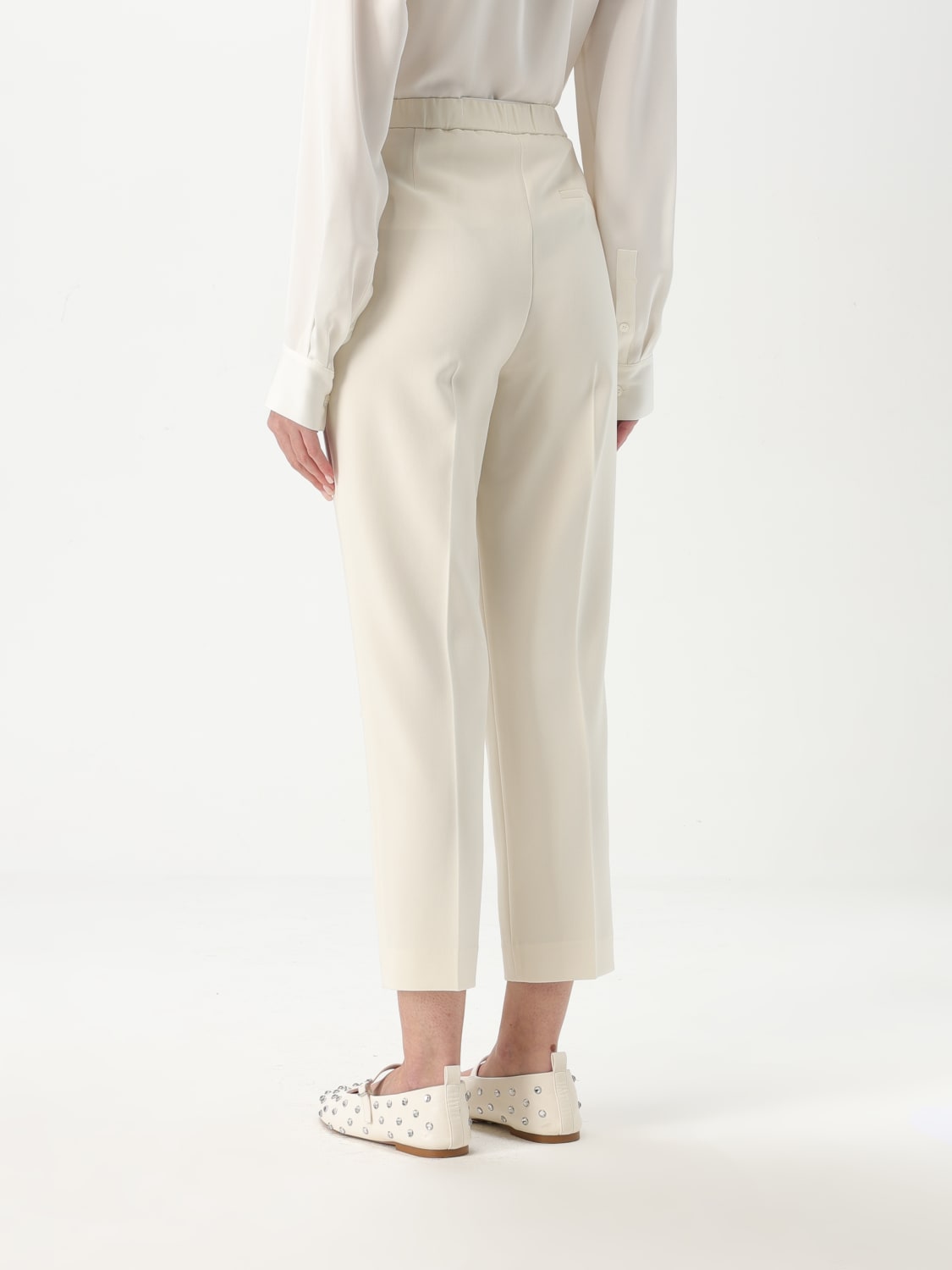 パンツ THEORY Woman Pants Ivory L0109223 Y0C THEORY: Pants woman - Ivory | Theory pants K0109203 online