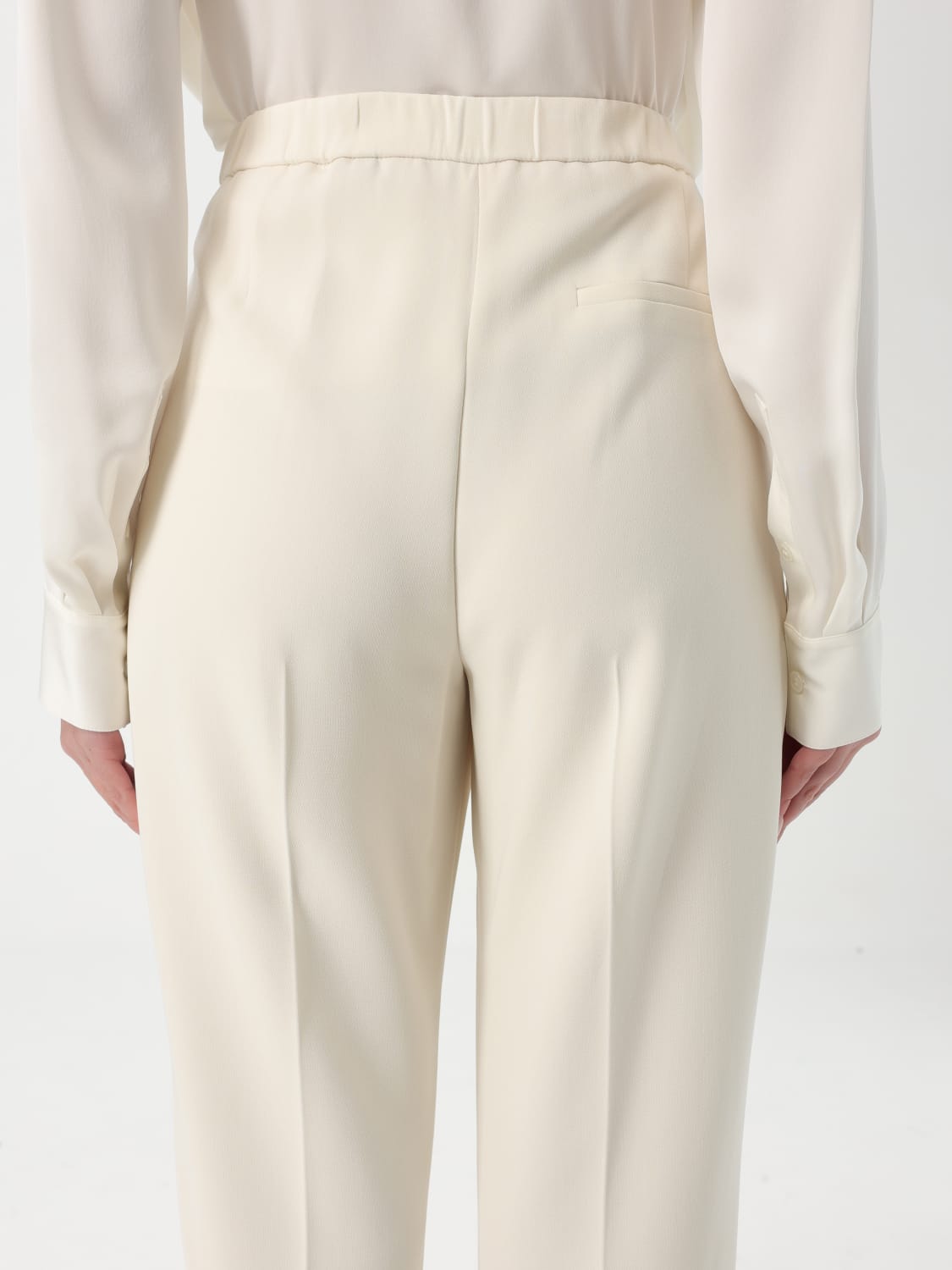 パンツ THEORY Woman Pants Ivory L0109223 Y0C THEORY: Pants woman - Ivory | Theory pants K0109203 online