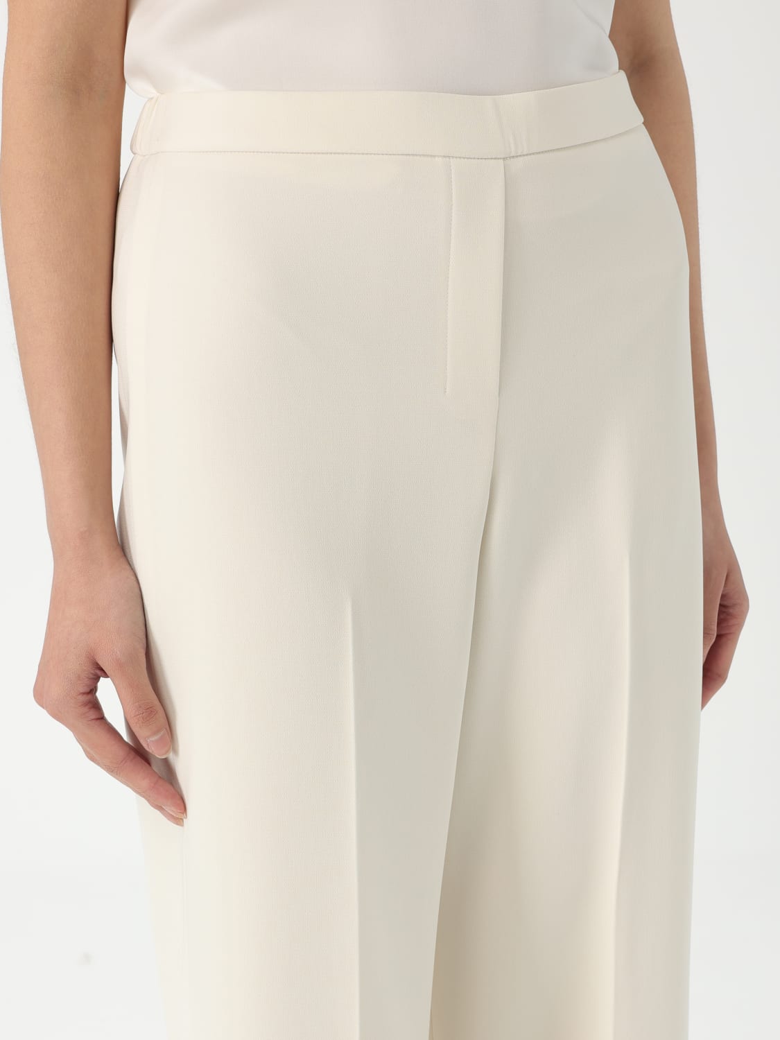パンツ THEORY Woman Pants Ivory L0109223 Y0C THEORY: Pants woman - Ivory | Theory pants L0109223 online