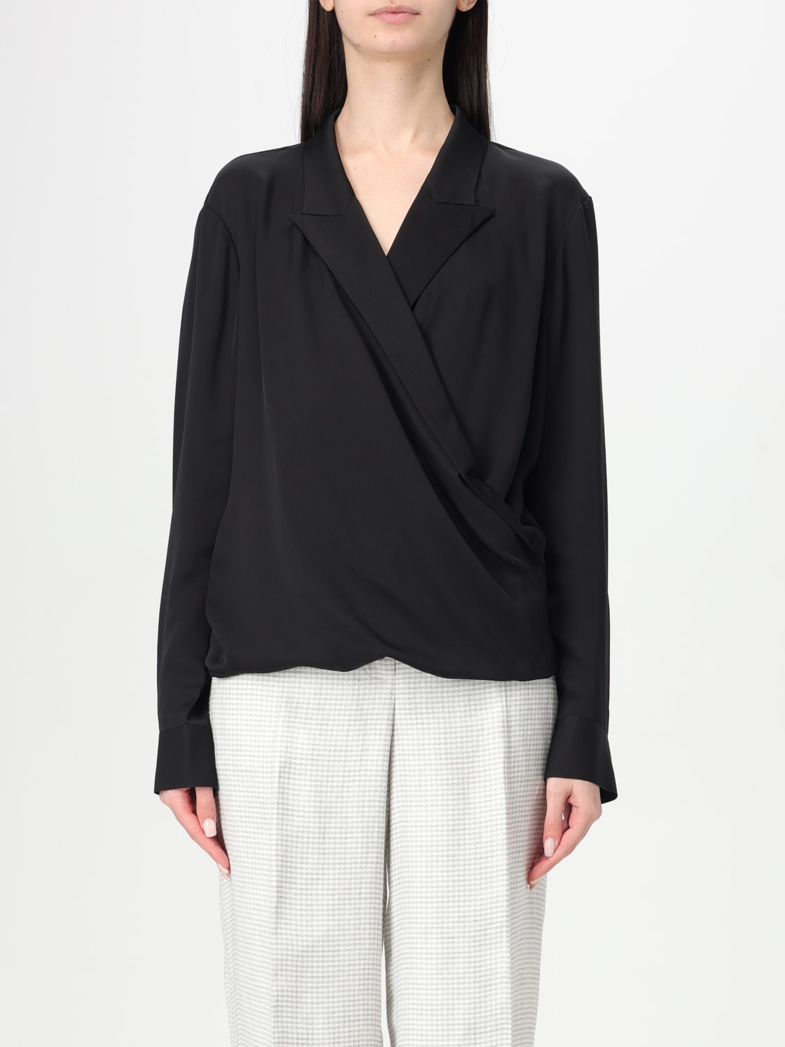 THEORY TOP: Camisa mujer Theory, Negro - Img 1