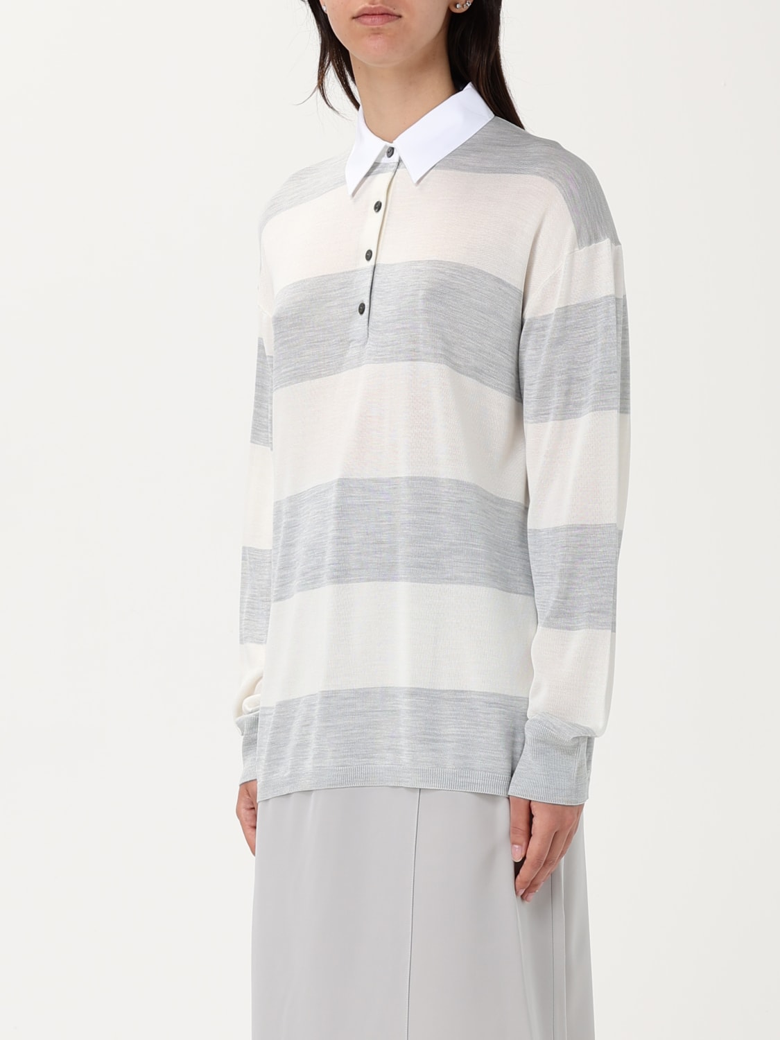 THEORY POLO: Camiseta mujer Theory, Gris - Img 3