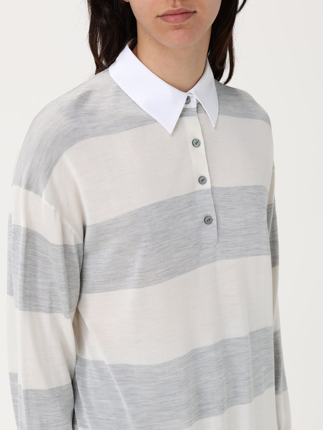 THEORY POLO: Camiseta mujer Theory, Gris - Img 4