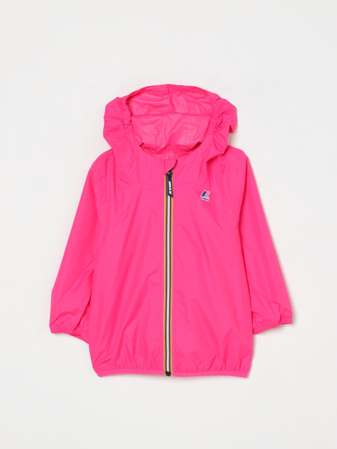 K-WAY JACKET: Jacket kids K-way, Fuchsia - Img 1