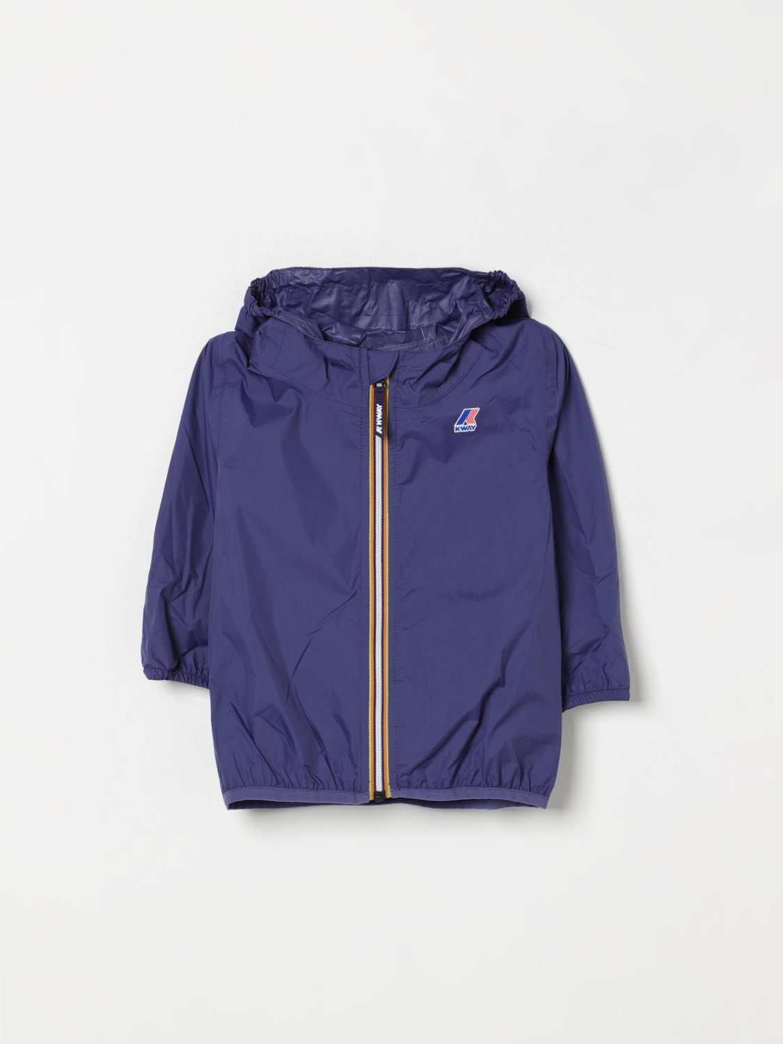 K-WAY JACKET: Jacket kids K-way, Blue - Img 1