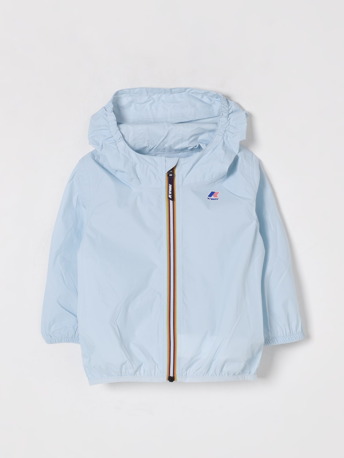 K-WAY JACKET: Jacket kids K-way, Sky Blue - Img 1