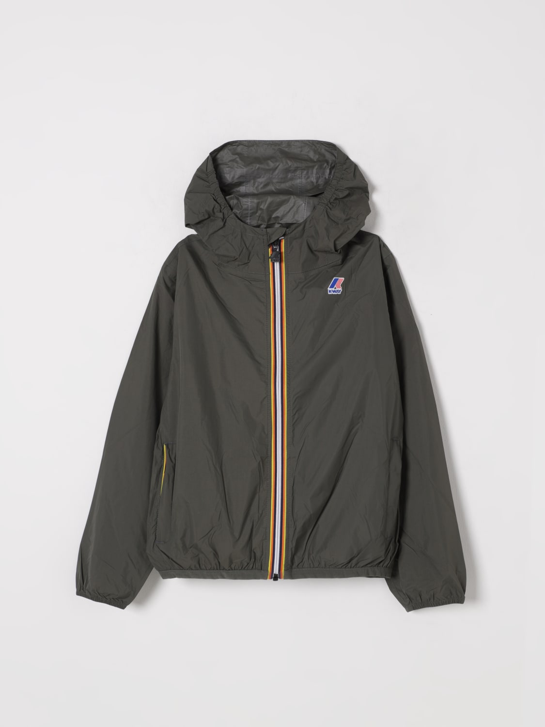 K-WAY JACKET: Jacket kids K-way, Military - Img 1