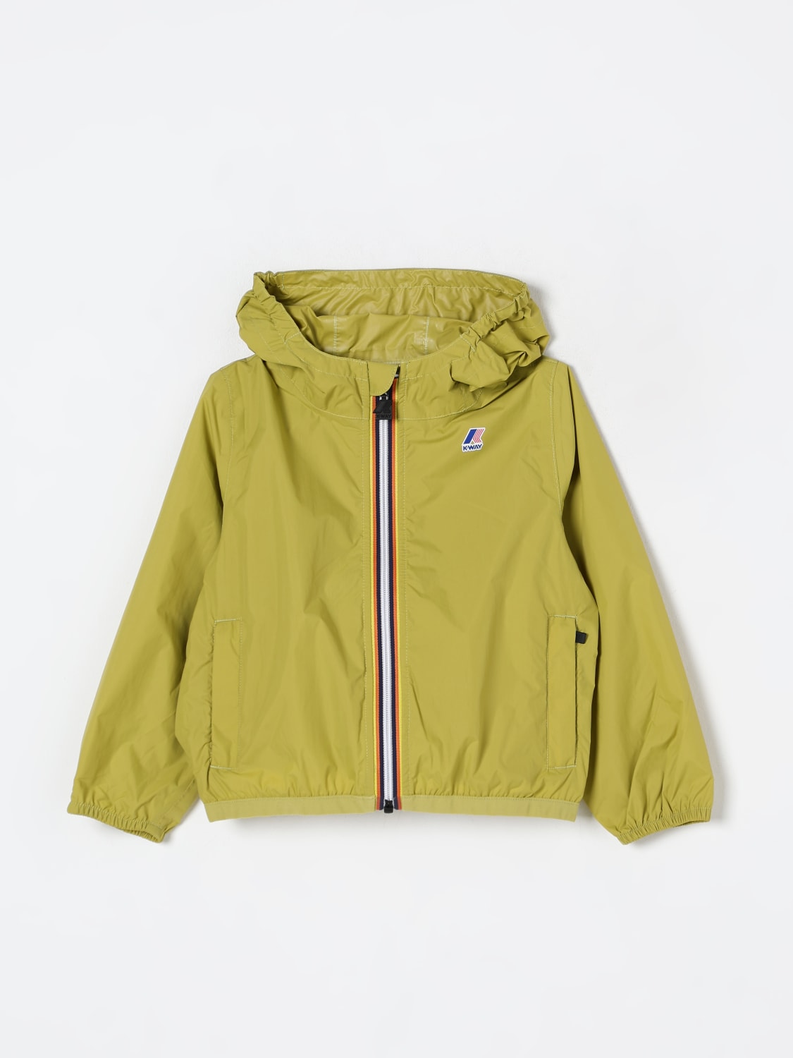 K-WAY JACKET: Jacket kids K-way, Lime - Img 1