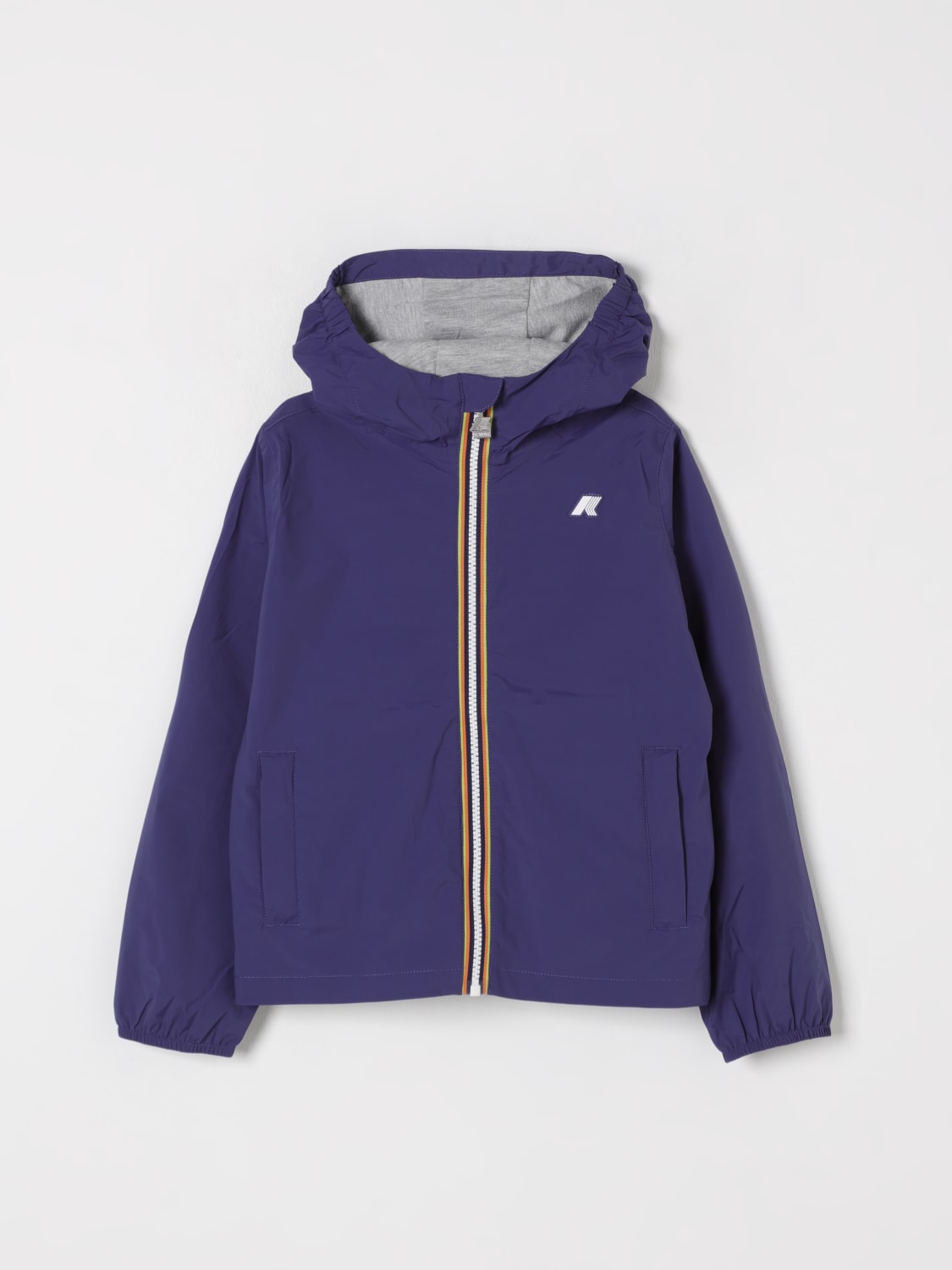 K-WAY JACKET: Jacket kids K-way, Blue - Img 1