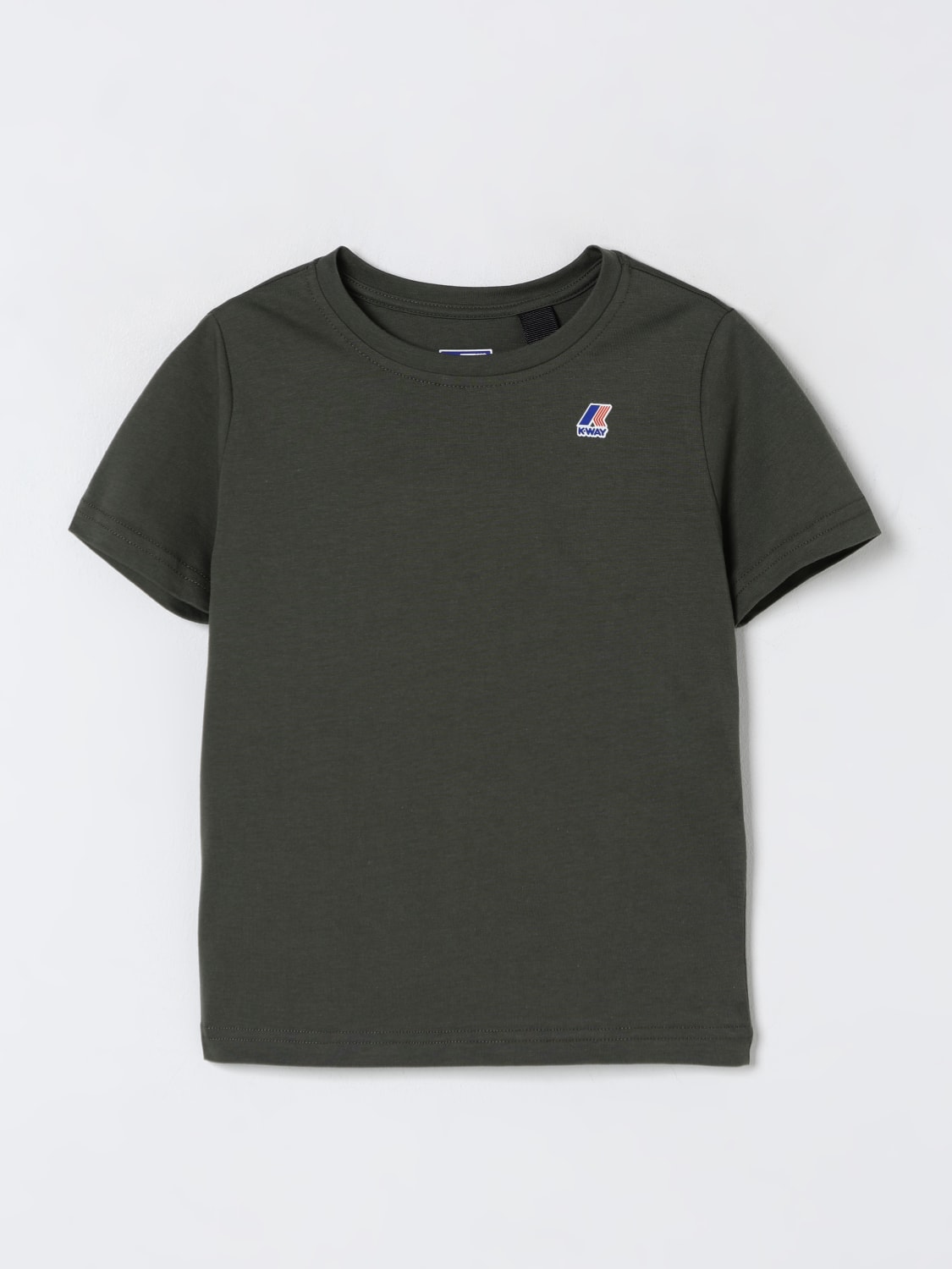 K-WAY T-SHIRT: T-shirt kids K-way, Military - Img 1