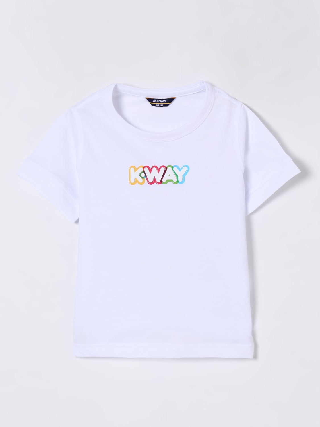 K-WAY T-SHIRT: T-shirt kids K-way, White - Img 1