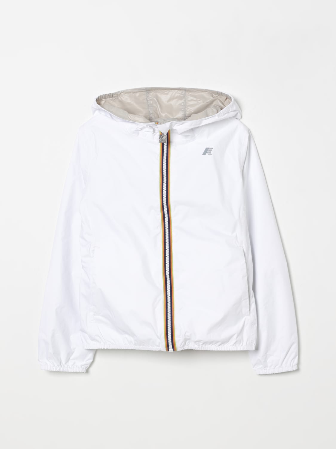 K-WAY JACKET: Jacket kids K-way, White - Img 1