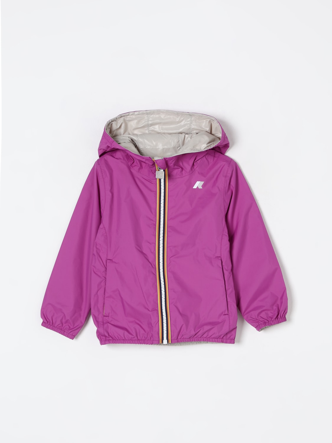 K-WAY JACKET: Jacket kids K-way, Violet - Img 1