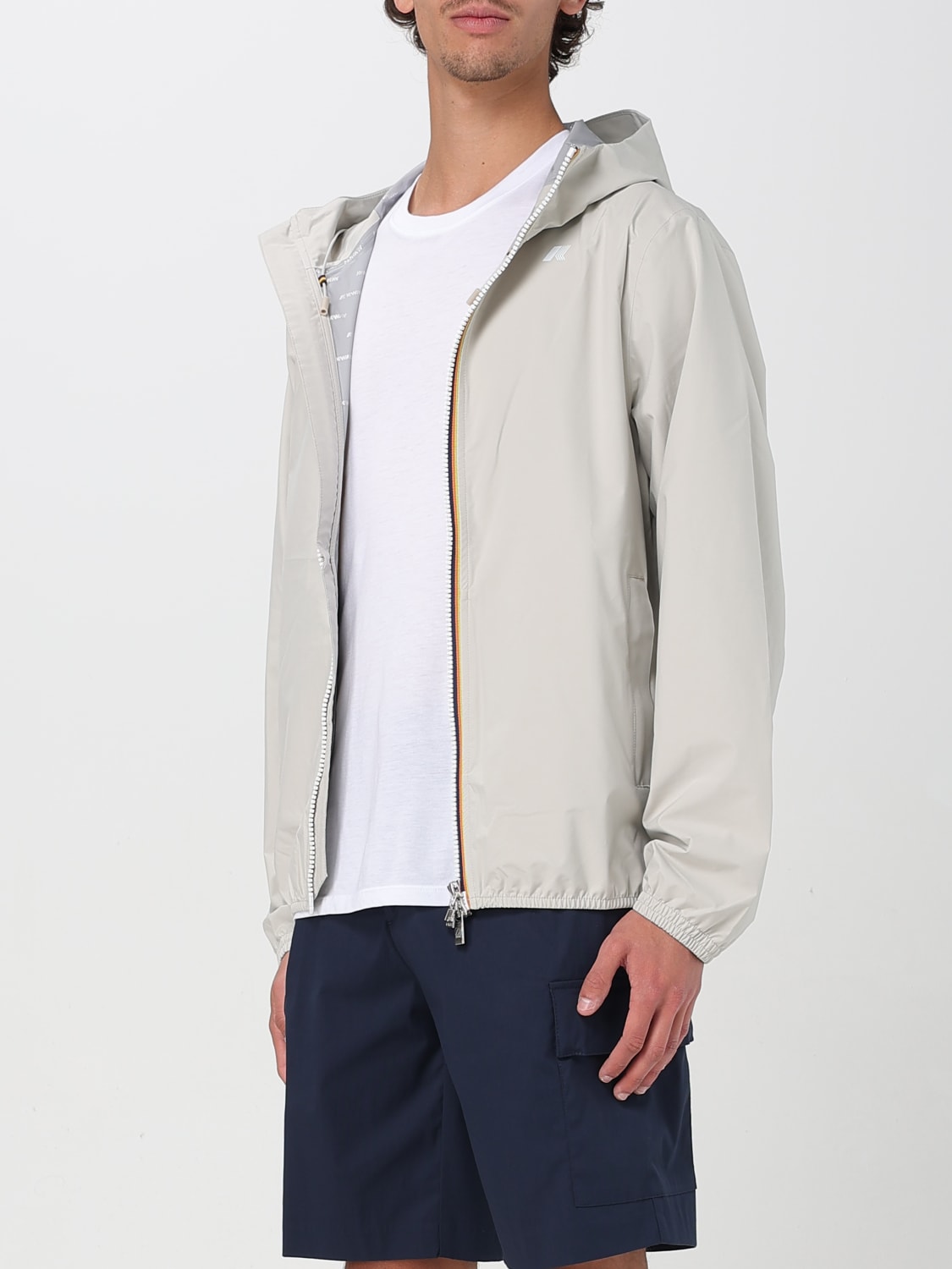 K-WAY JACKET: Jacket men K-way, White - Img 3