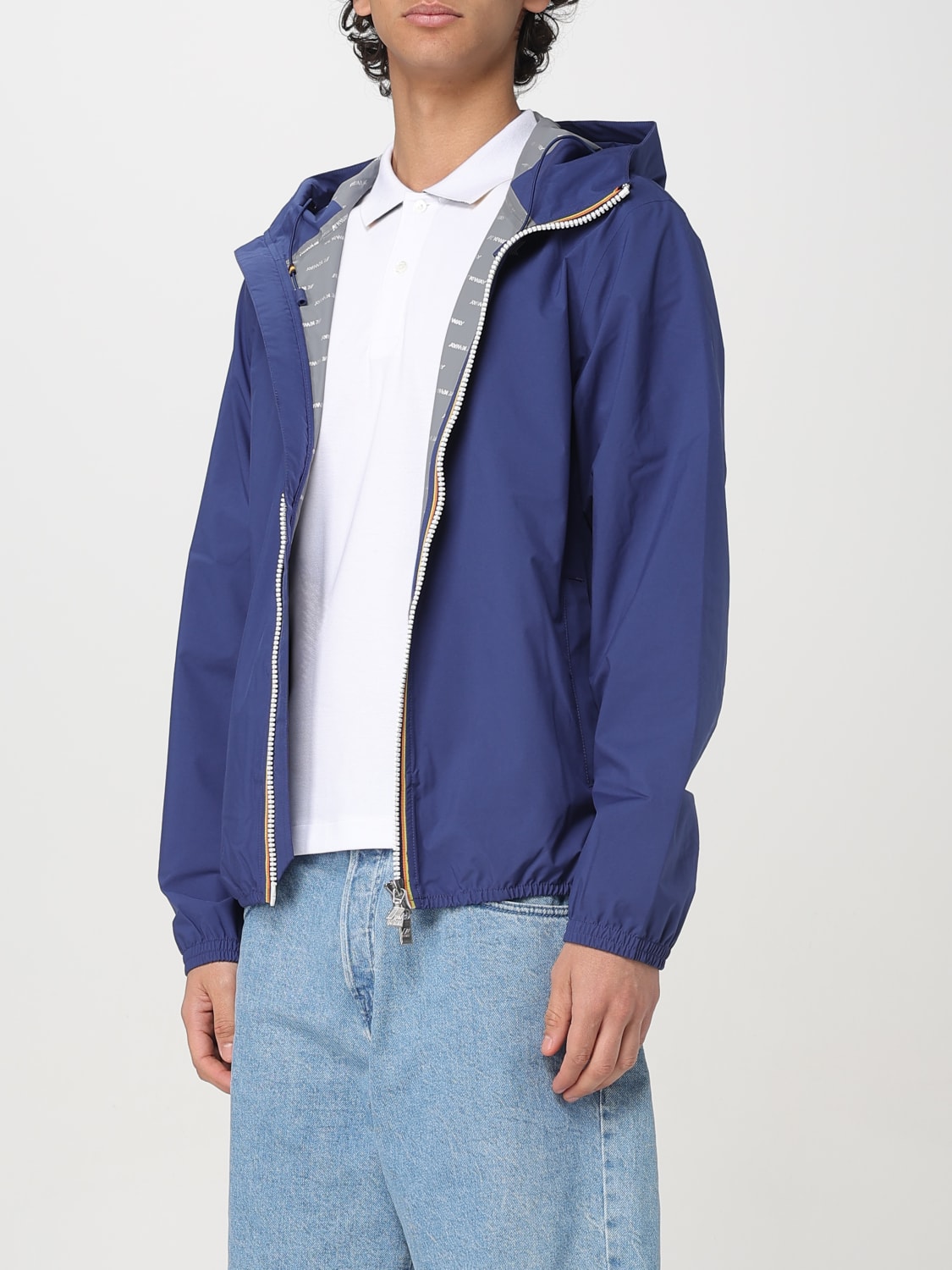 K-WAY 재킷: 재킷 남성 K-way, 블루 - Img 3