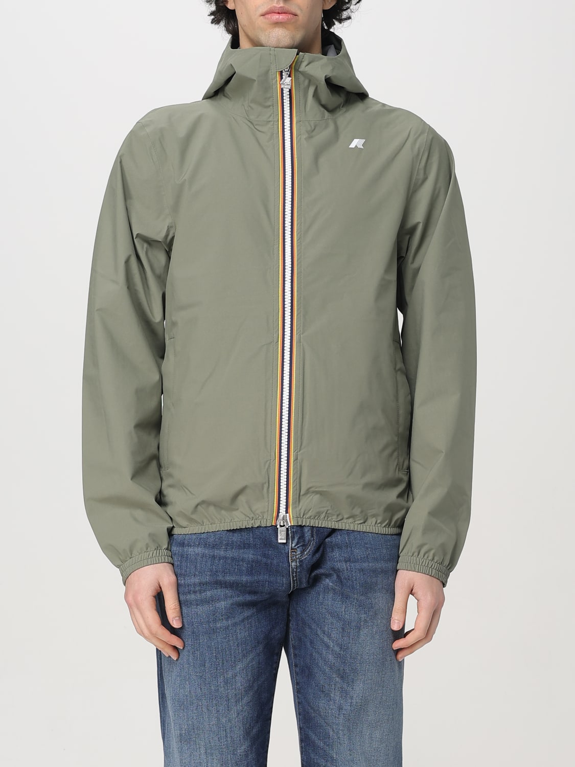 K-WAY JACKET: Jacket men K-way, Green - Img 1