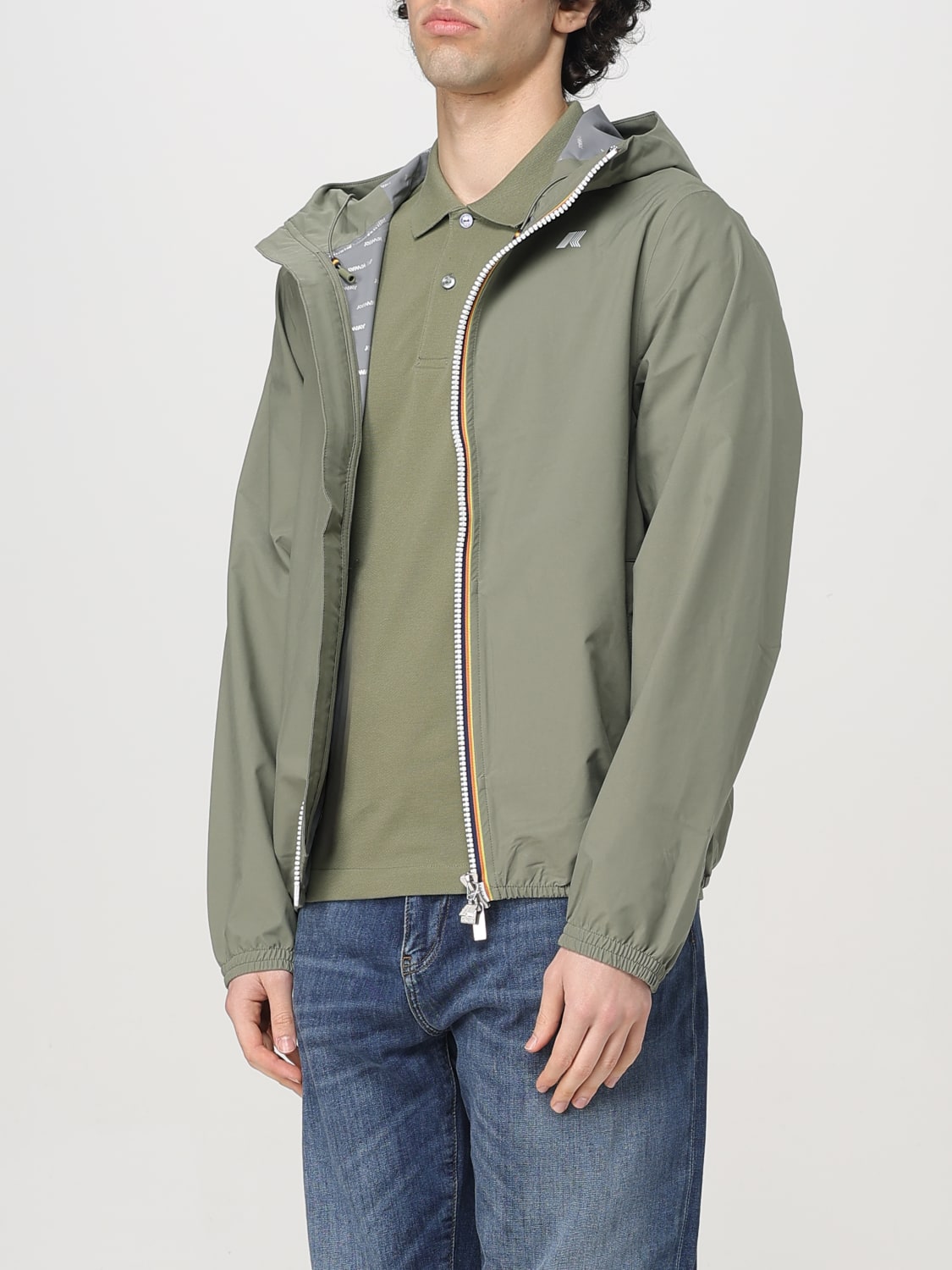K-WAY JACKET: Jacket men K-way, Green - Img 3