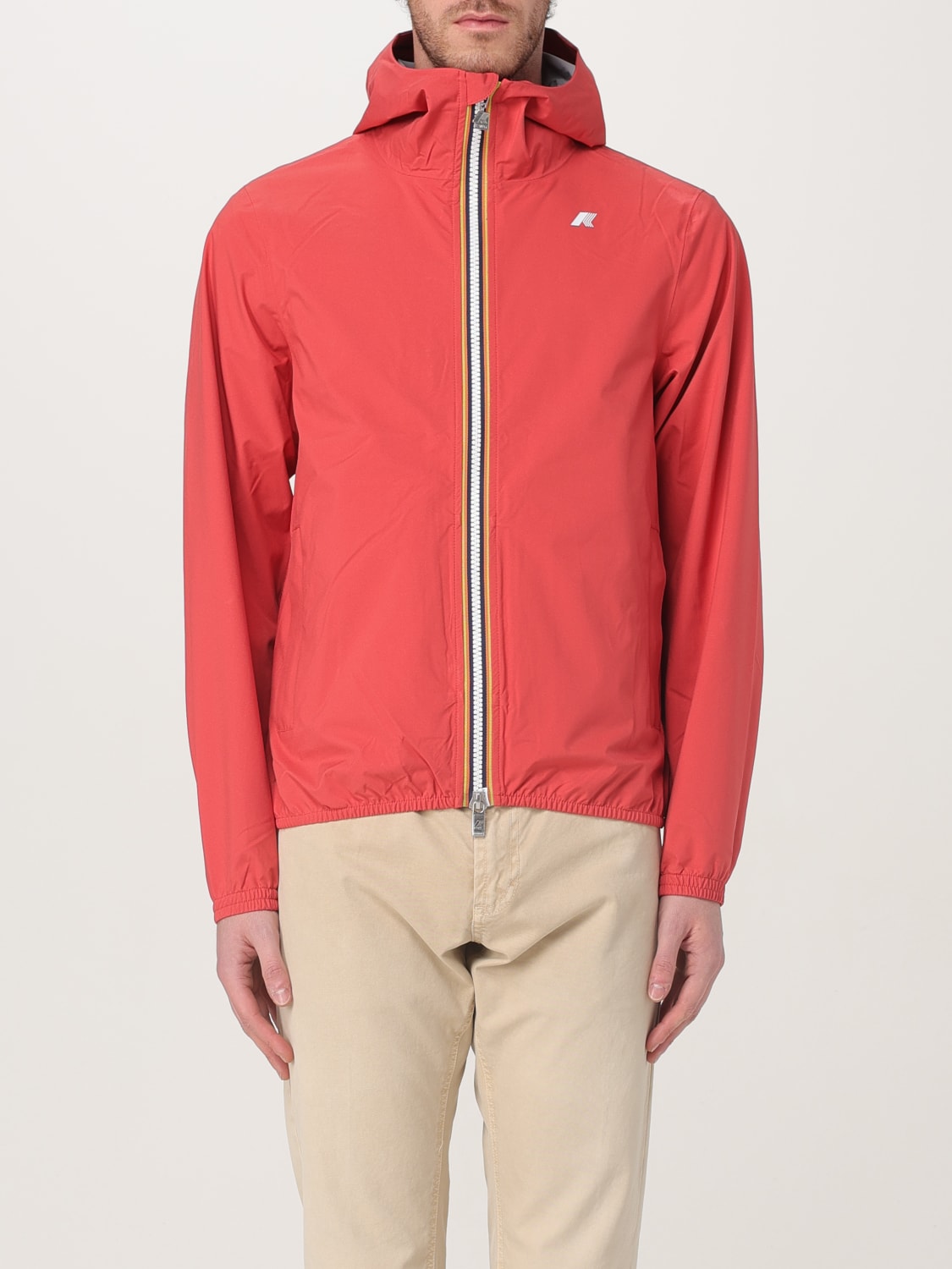 K-WAY JACKET: Jacket men K-way, Red - Img 1
