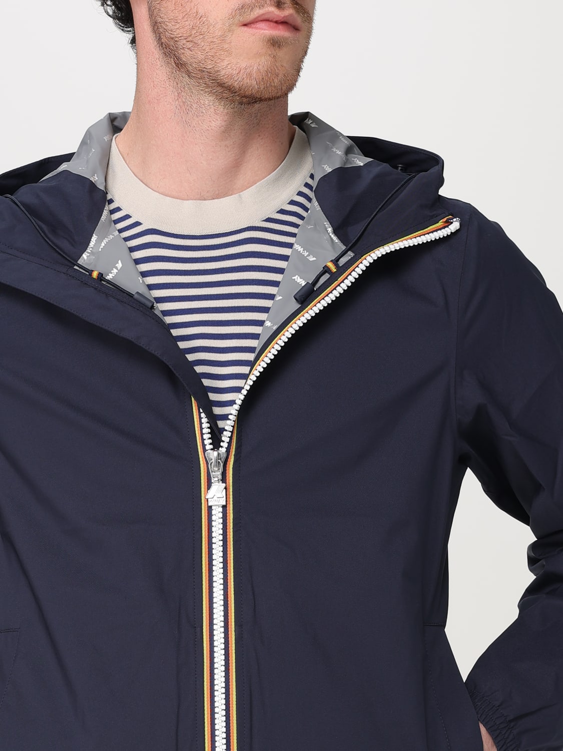 K-WAY JACKET: Jacket men K-way, Navy - Img 4