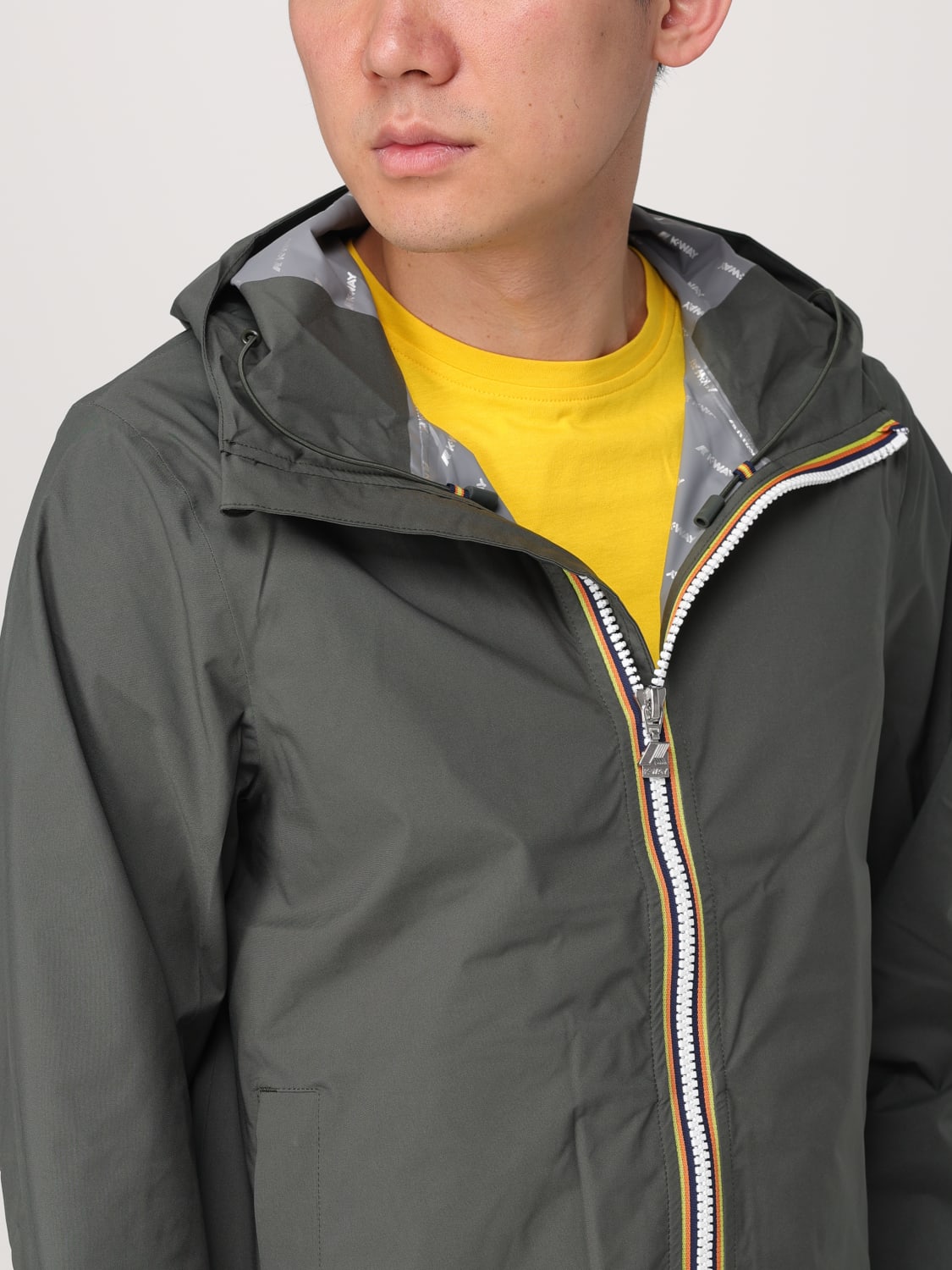 K-WAY 재킷: 재킷 남성 K-way, 밀리터리 - Img 4