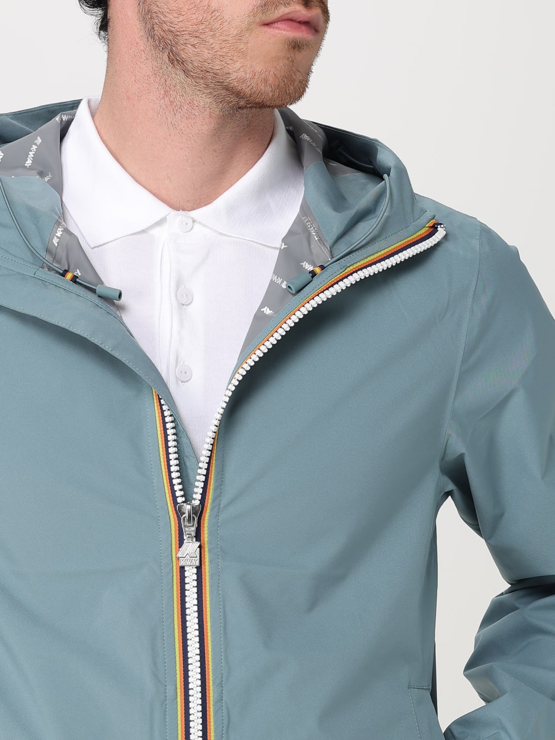 K-WAY JACKET: Jacket men K-way, Grass Green - Img 4