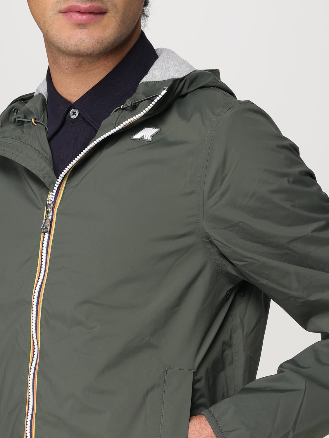 K-WAY 外套: 外套 男士 K-way, 绿色 - Img 4