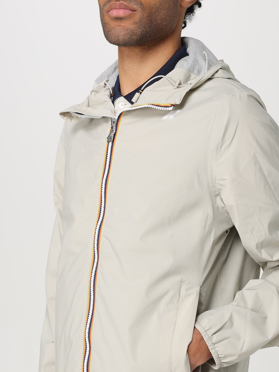 K-WAY JACKET: Jacket men K-way, Beige - Img 4