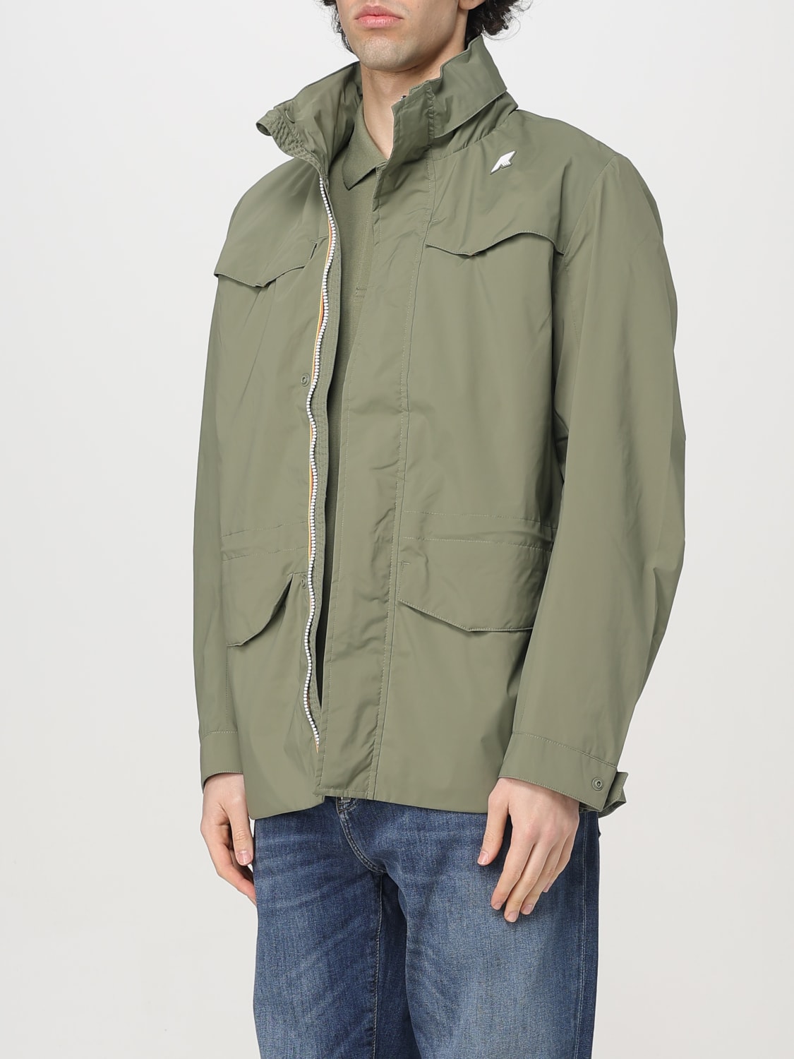 K-WAY JACKET: Jacket men K-way, Military - Img 3