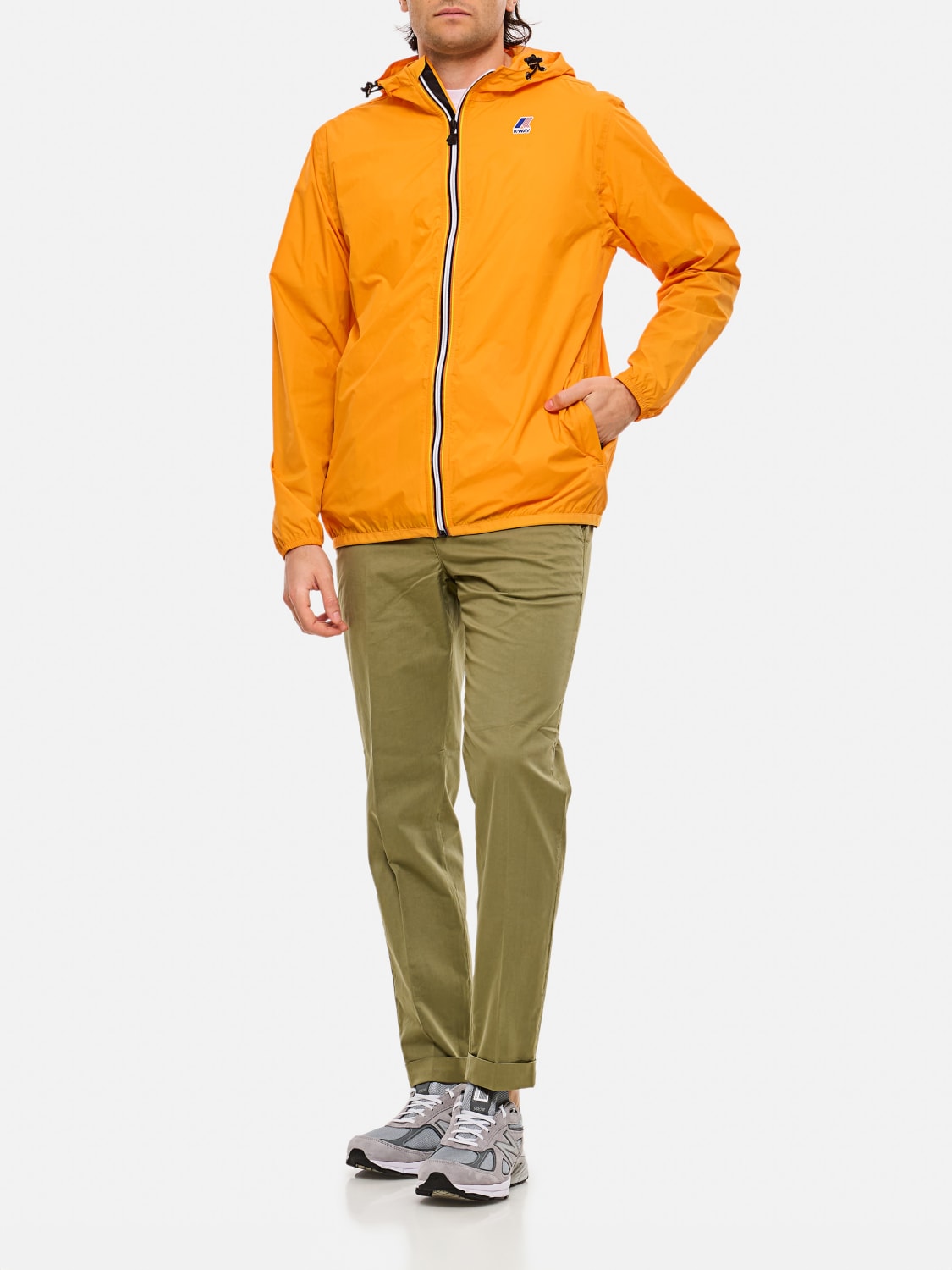 K-WAY JACKET: Jacket men K-way, Orange - Img 2
