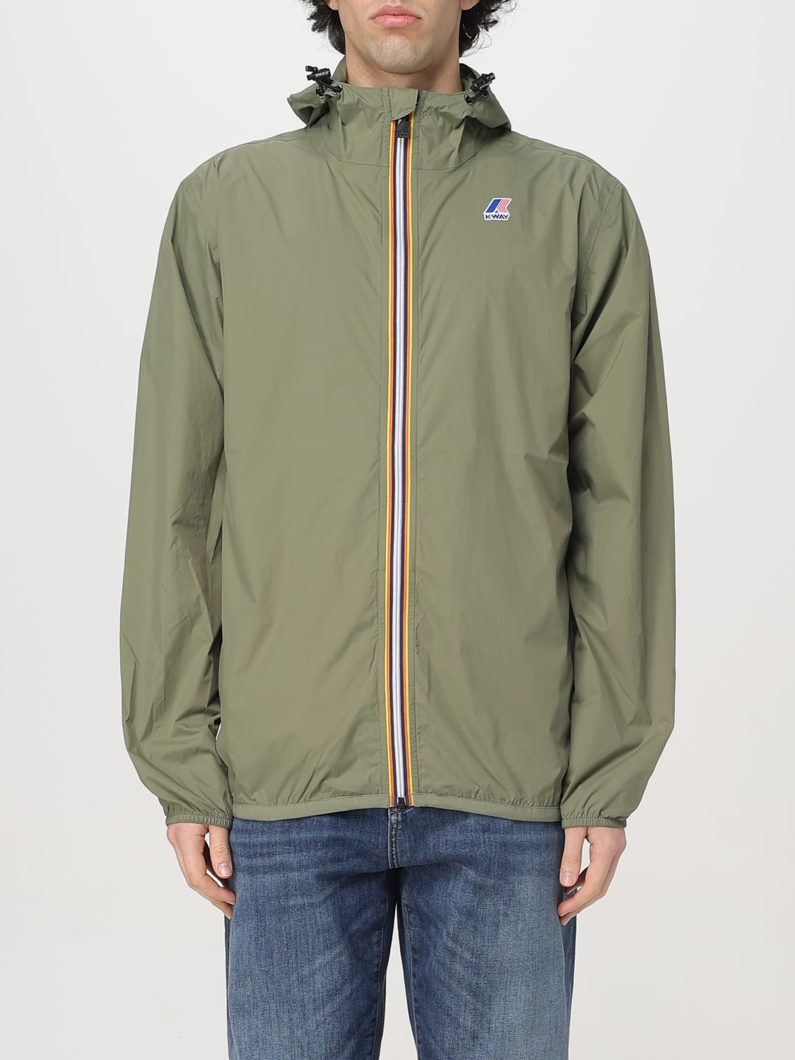 K-WAY JACKET: Jacket men K-way, Green - Img 1