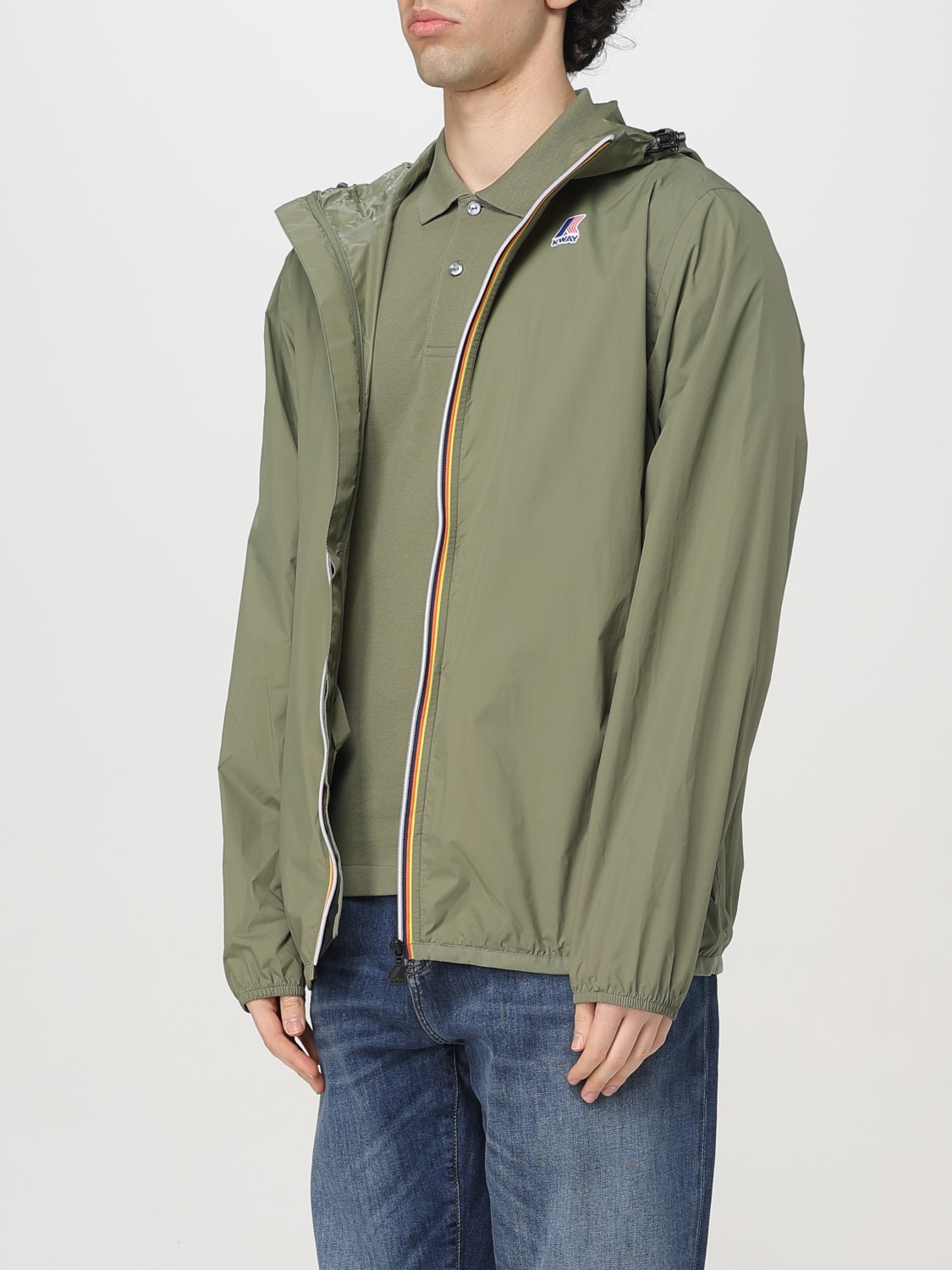K-WAY JACKET: Jacket men K-way, Green - Img 3
