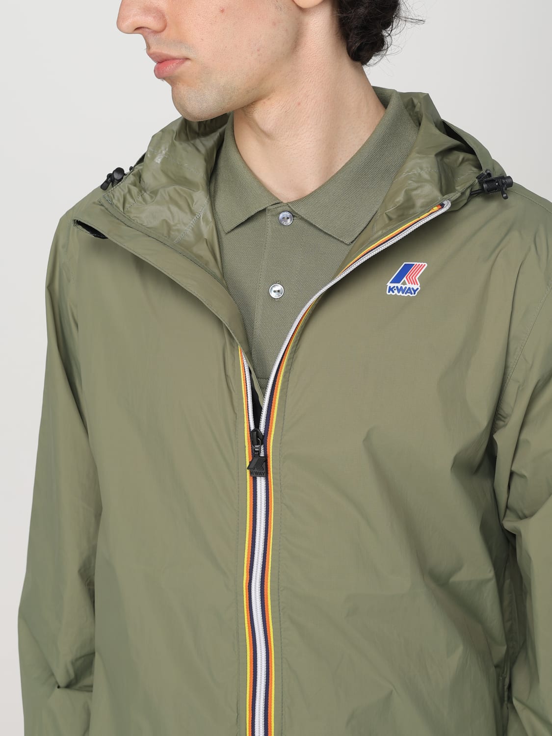 K-WAY JACKET: Jacket men K-way, Green - Img 4