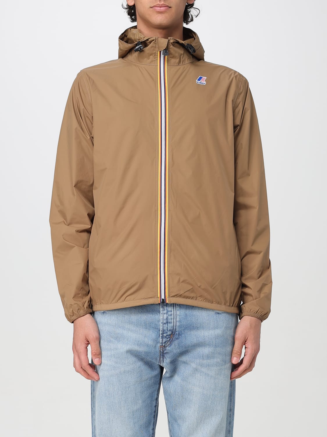 K-WAY 外套: 外套 男士 K-way, 棕色 - Img 1