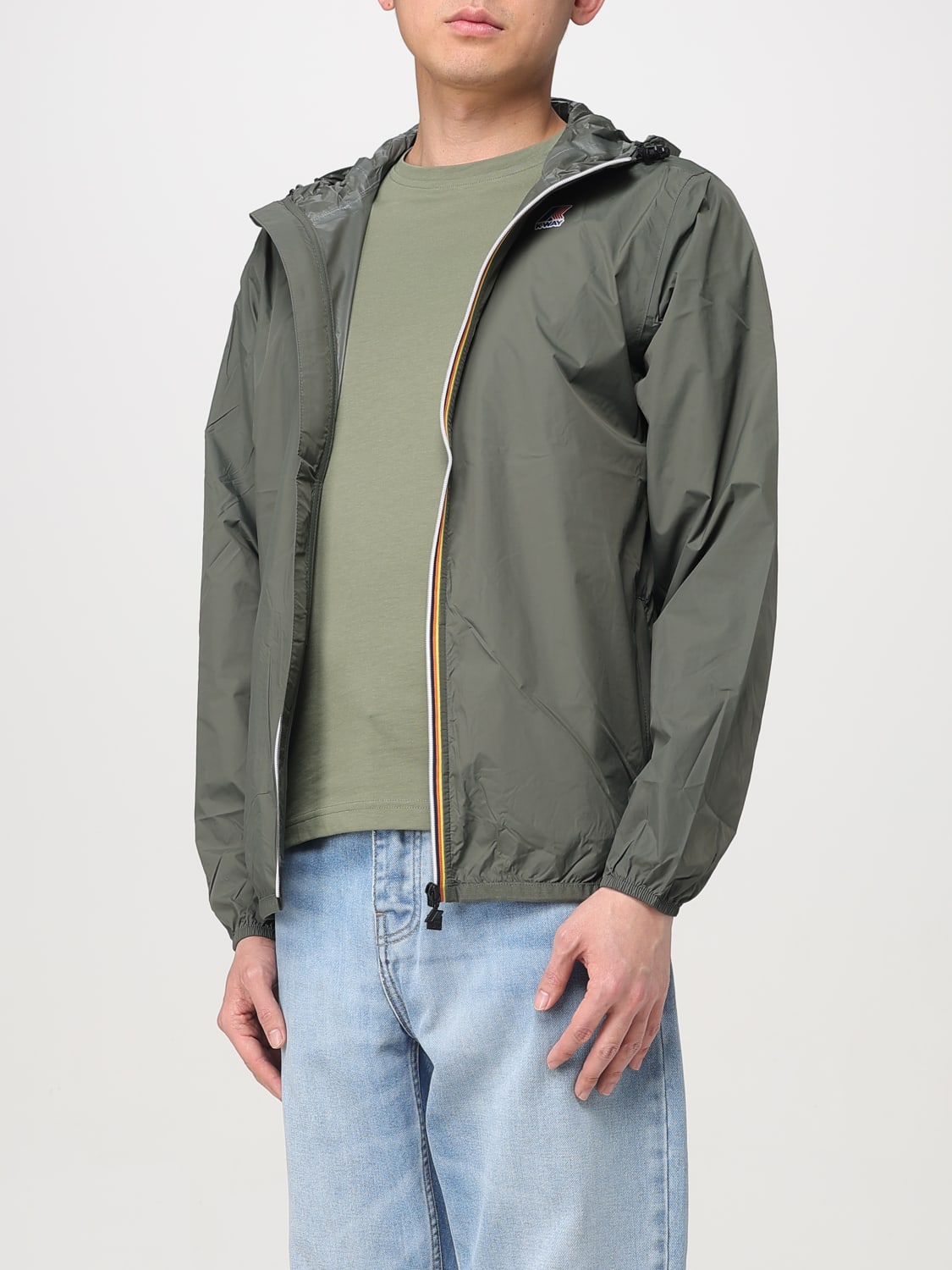 K-WAY JACKET: Jacket men K-way, Military - Img 3
