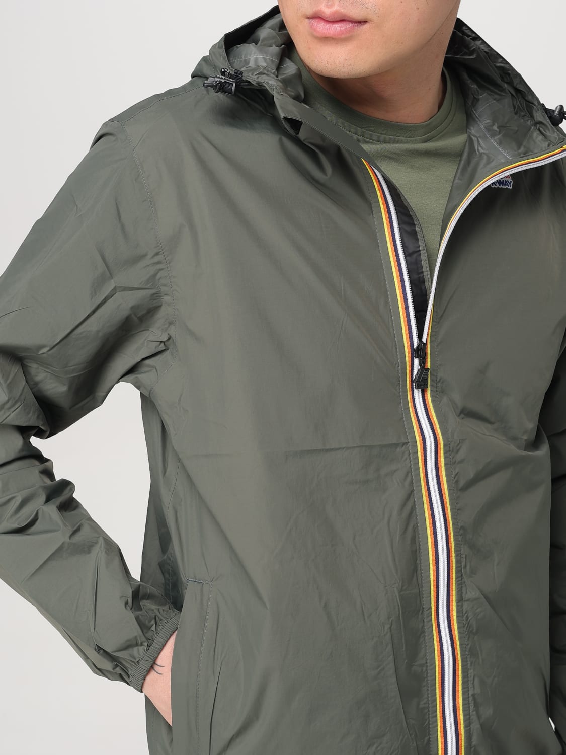 K-WAY JACKET: Jacket men K-way, Military - Img 4