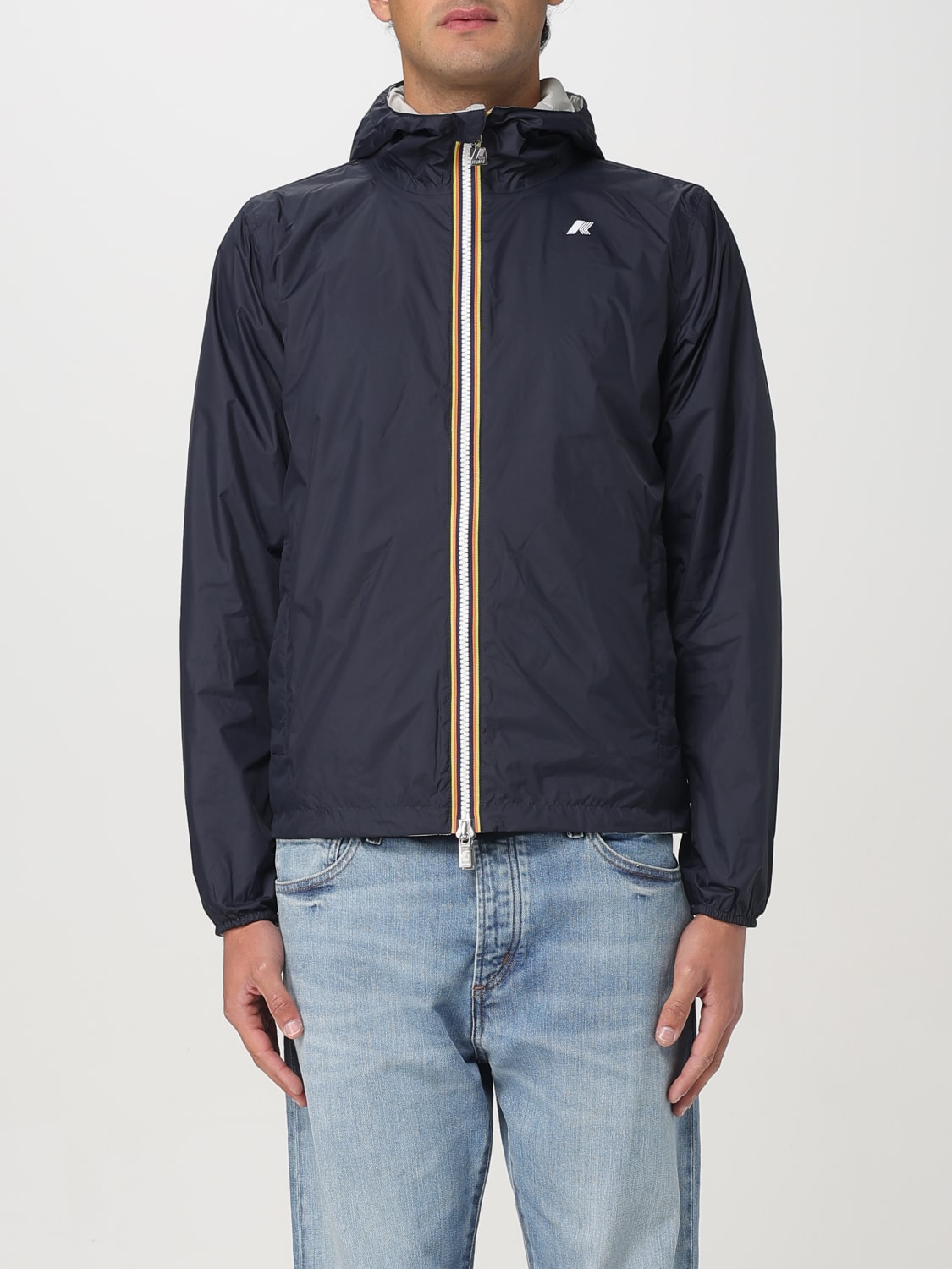 K-WAY JACKET: Jacket men K-way, Blue 2 - Img 1