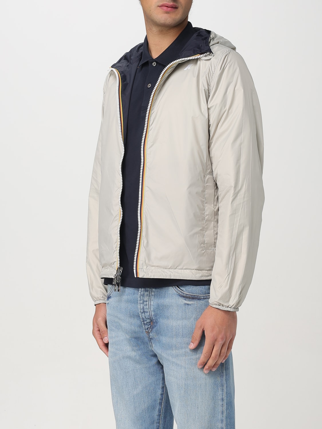 K-WAY JACKET: Jacket men K-way, Blue 2 - Img 3