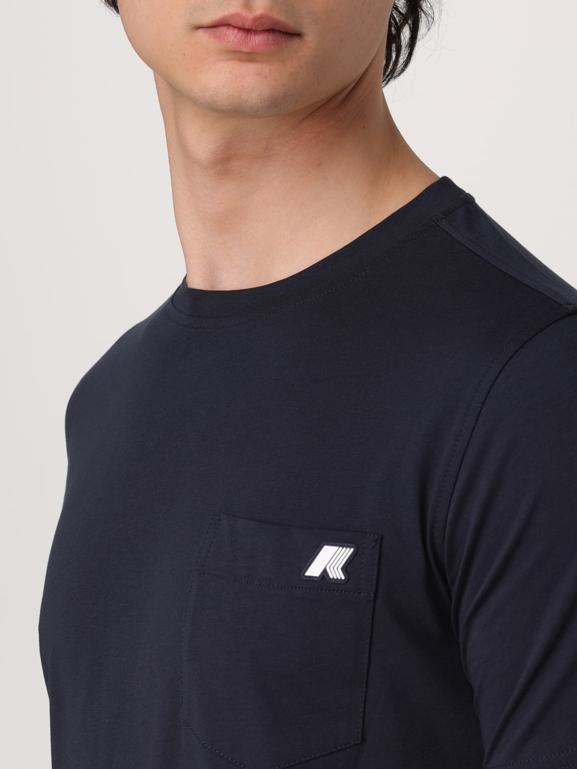 Tシャツ・カットソー K-WAY Men T-shirt Blue K31368W K89 K-WAY: T-shirt men - Blue | K-Way t-shirt K31368W online at