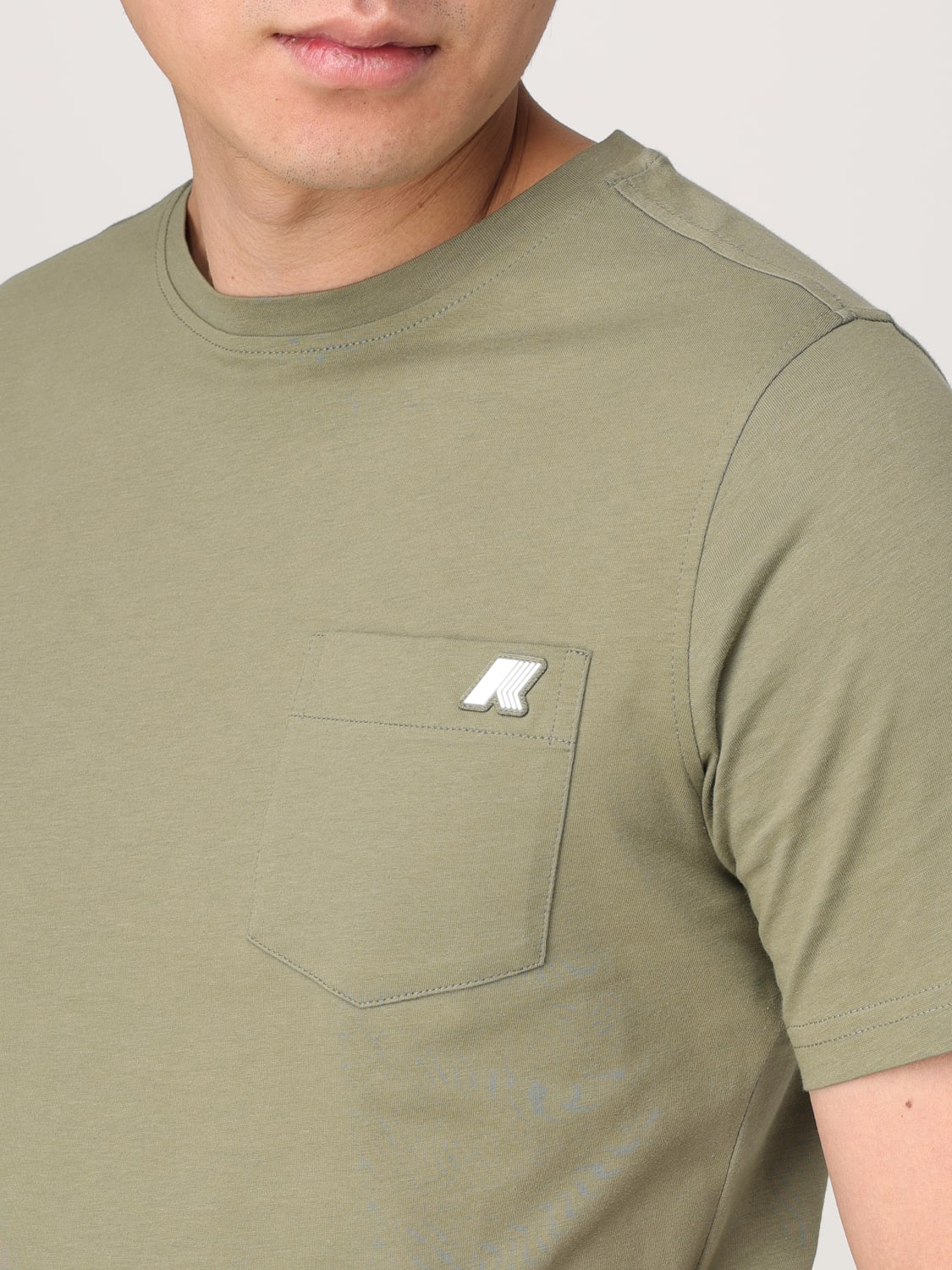 Tシャツ・カットソー K-WAY Men T-shirt Military K31368W V15 ABBIGLIAMENTO T-SHIRT K-WAY K31368W/867