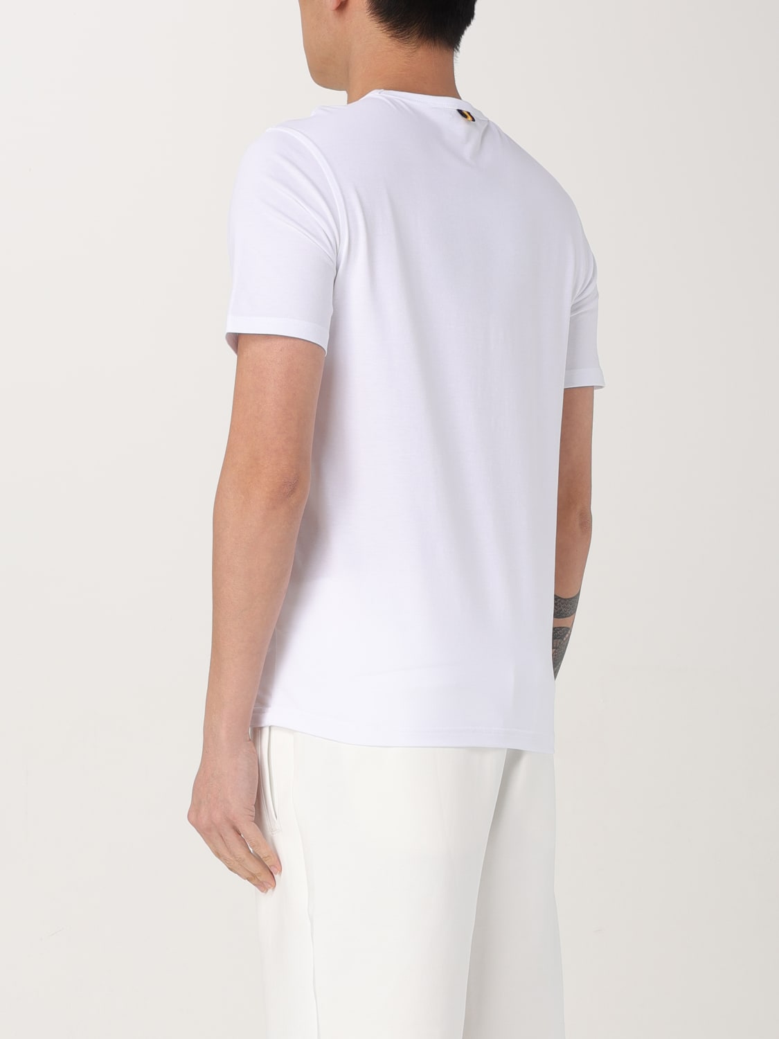 Tシャツ・カットソー K-WAY Men T-shirt White K71349W 001 UBK71349W___001_c502a2e0-2309-