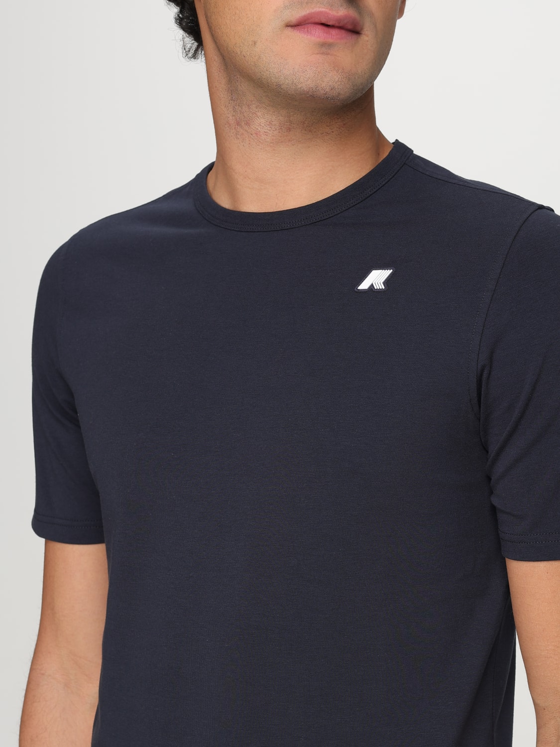 Tシャツ・カットソー K-WAY Men T-shirt Blue K7125UW K89 K-WAY: T-shirt men - Blue | K-Way t-shirt K71349W online at