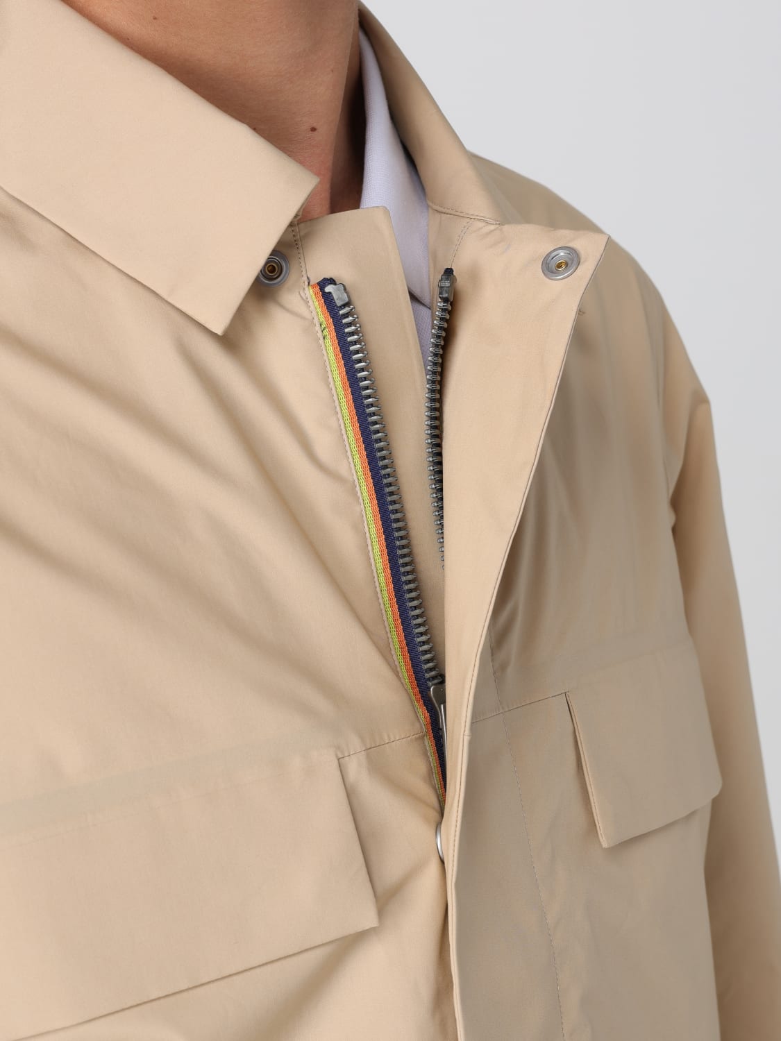 K-WAY JACKET: Jacket men K-way, Beige - Img 4